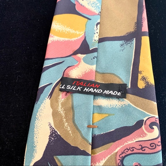 Vintage Italian 100% All Silk Men’s Tie - Picture 4 of 4